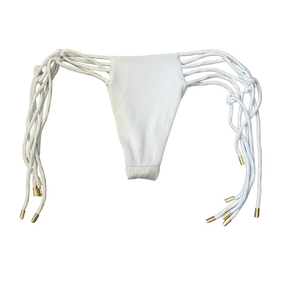 PEACH DE LA CREME ARIELLE BOTTOM WHITE SIZE SMALL NEW - Picture 6 of 8